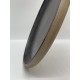 Assiette plate anthracite en grès ø 24,5 cm