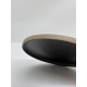 Assiette plate anthracite en grès ø 24,5 cm
